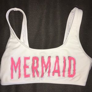 F21 cropped bikini top